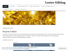 Tablet Screenshot of lustreediting.com